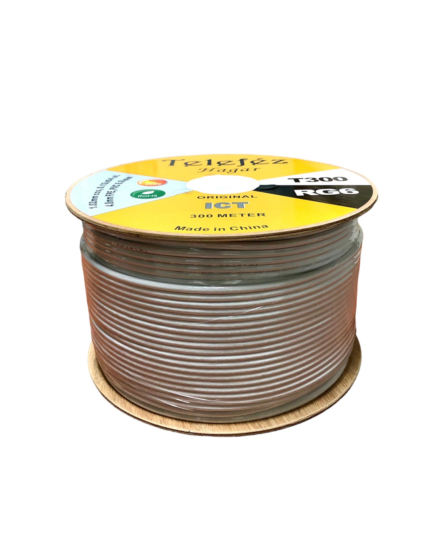 Satellite cable كابل دش 300 متر 64 شعرة